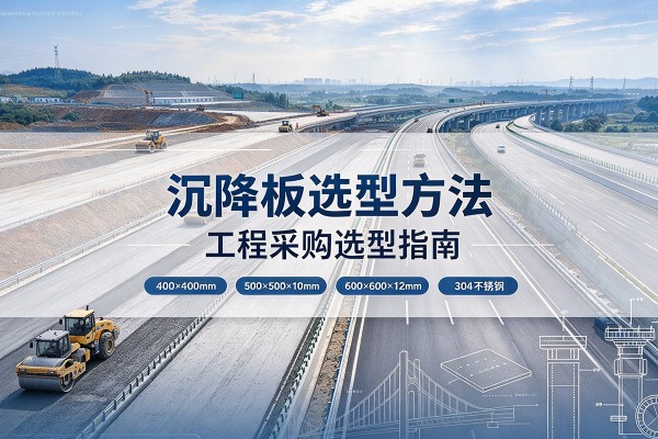 库伦旗沉降板选择方法