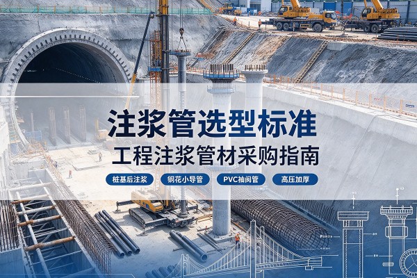 库伦旗注浆管选型标准