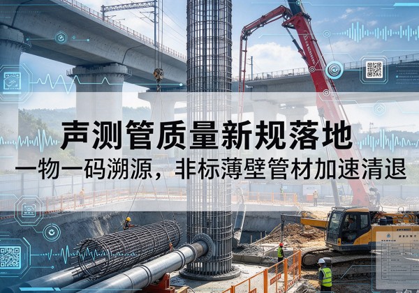 库伦旗声测管质量新规落地，一物一码溯源，非标薄壁管材加速清退