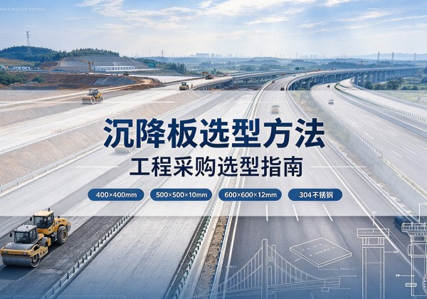 库伦旗沉降板选择方法